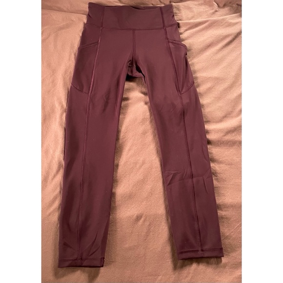 Invigorate high rise tight 25” in Red Merlot - Picture 7 of 10